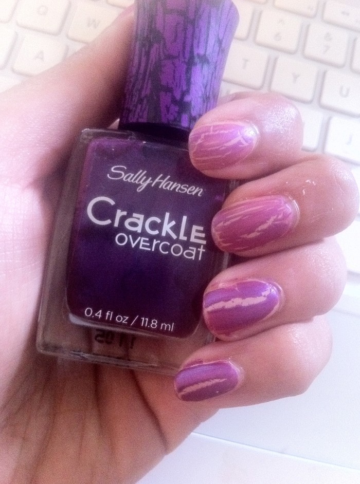 Sally Hansen Crackle Overcoat Swatch | Canadian Beauty