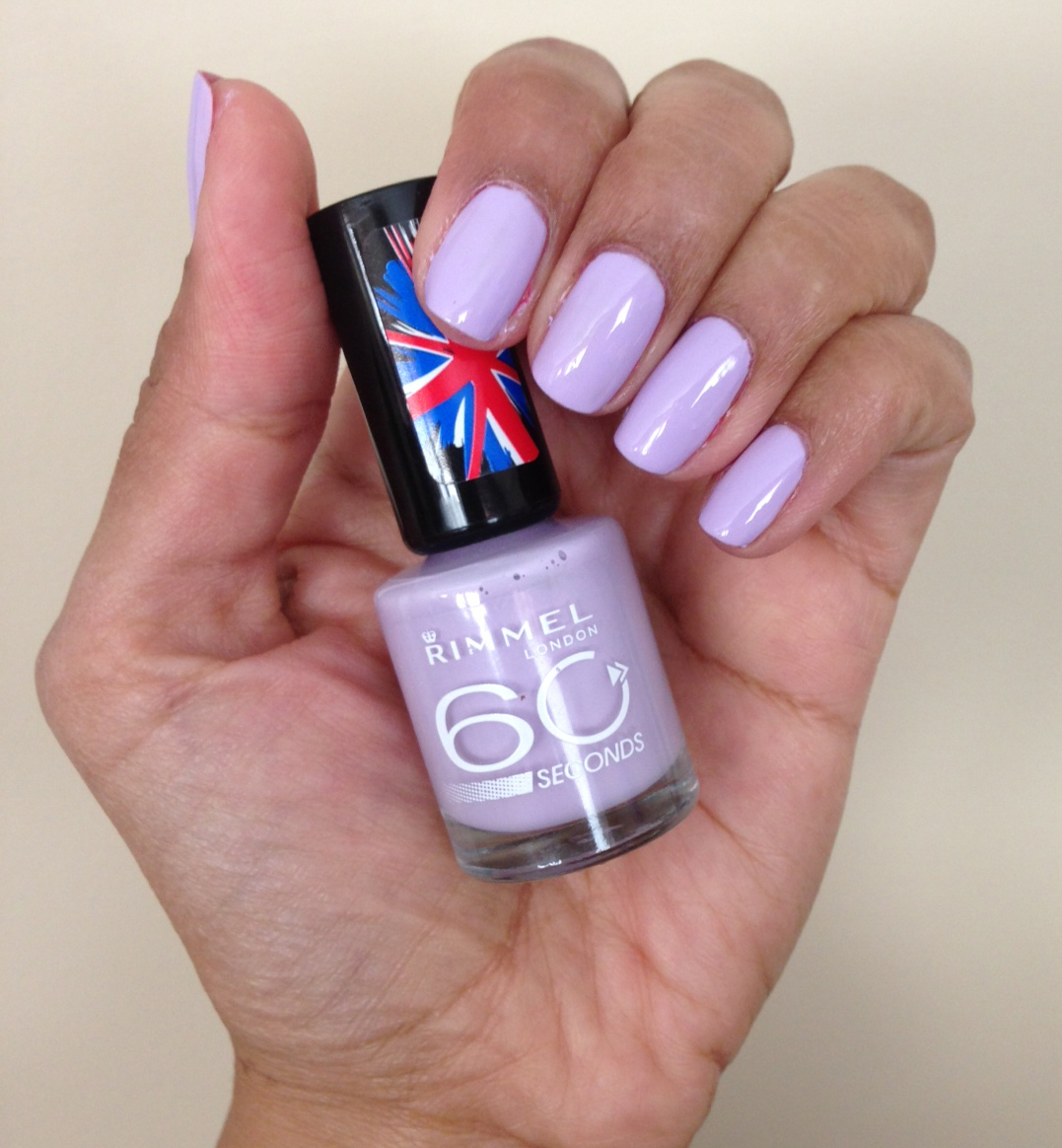 Swatch: Rimmel 60 Seconds Nail Polish in Sweet Lavender | Canadian Beauty
