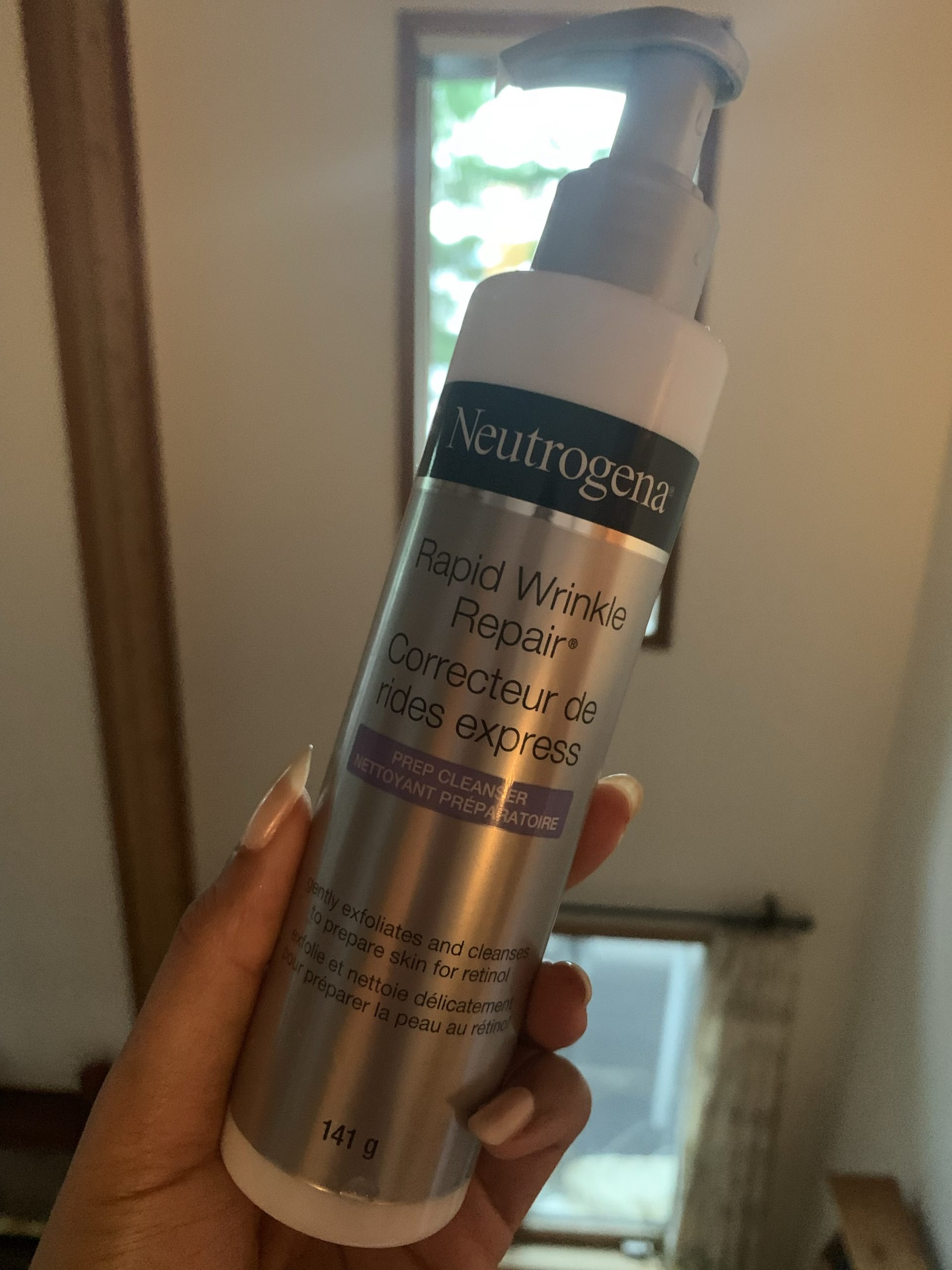 Neutrogena Rapid Wrinkle Repair Prep Cleanser Canadian Beauty 0323