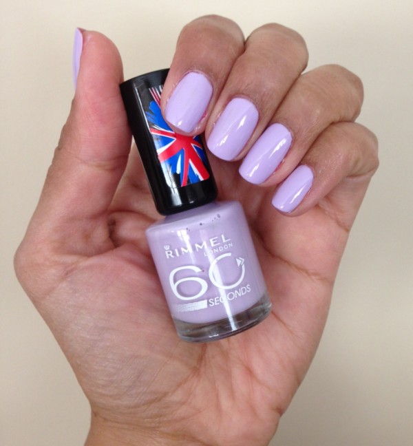 rimmel sweet lavender swatch