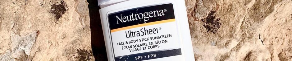 Neutrogena Ultra Sheer Face And Body Stick Sunscreen Review Canadian Beauty 3055